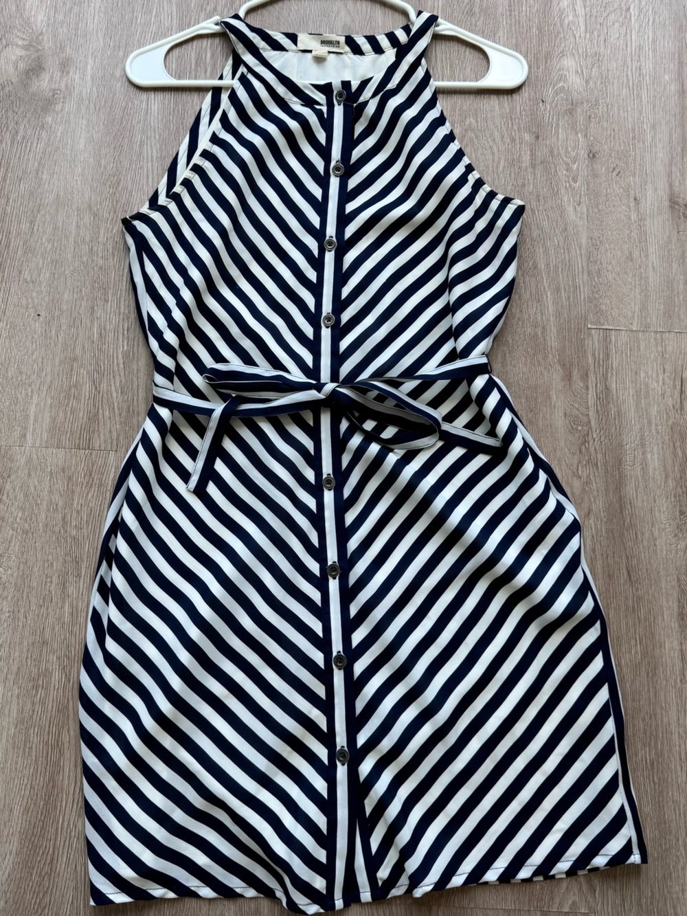 Brooklyn Industries Navy and White Stripe Sundress